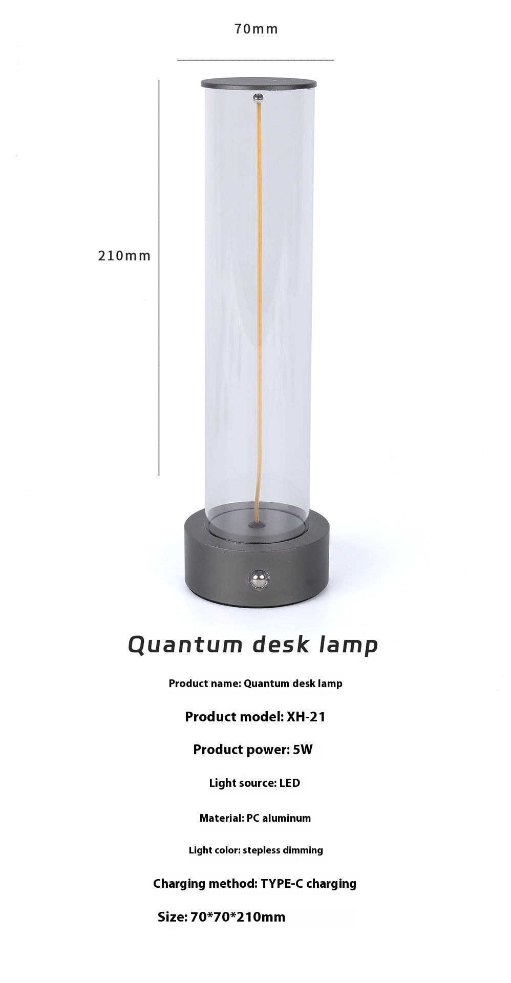 Creative Crystal Rose Lamp Night Light